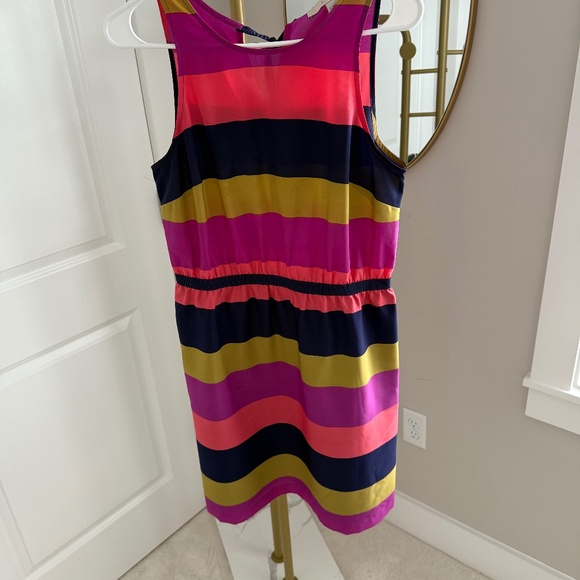 Loft - Striped Sleeveless Color Block Dress - Picture 1 of 2